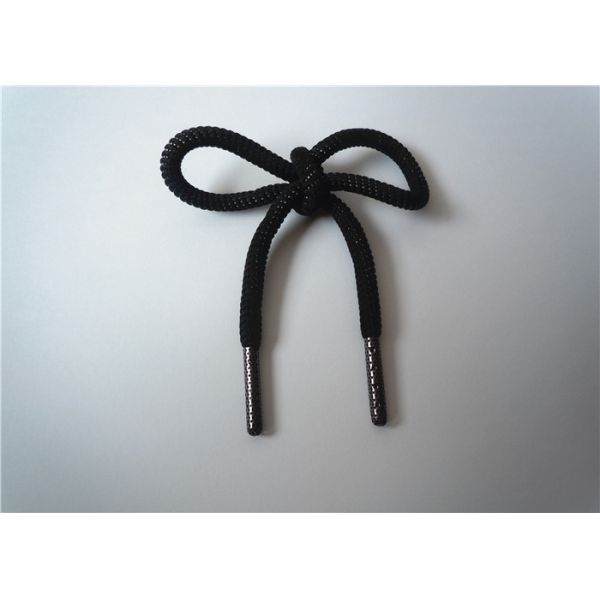 Apparel Accessories Custom Printed Shoelaces , Round Colored Shoe Laces