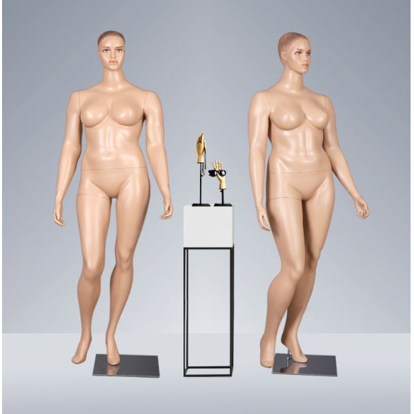 Thick Mannequin fat female dummy face invisible mannequin for display brazilian mannequin