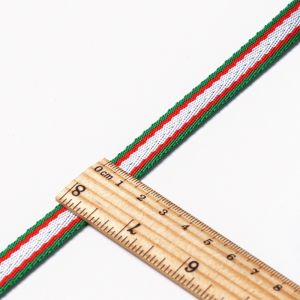 Metallic 20mm Elastic Polyester Jacquard Webbing