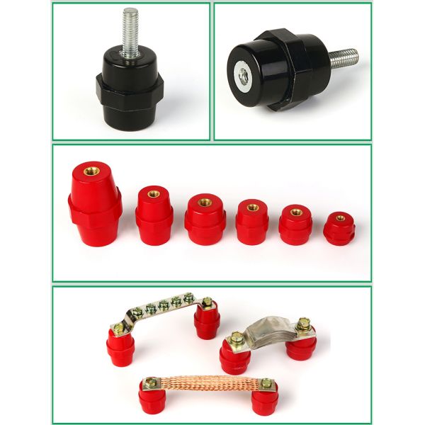 China supplie 30*m8 DMC/BMC hexagonal electrical bus bar insulator