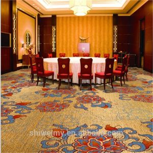 Newest cut pile jacquard printed hotel nylon carpet