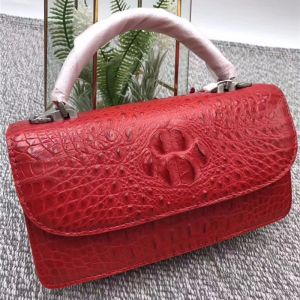 Fashion Genuine Crocodile Leather Women Small Mini Handbag Lady Purse Authentic