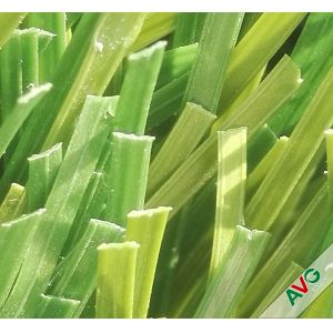 Bicolor Football Artificial Turf With Three Stem Of Dense Surface And Up