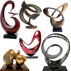 Forged Decorative Metal Sculptures Abstract Contemporary Outdoor Metal Sculpture