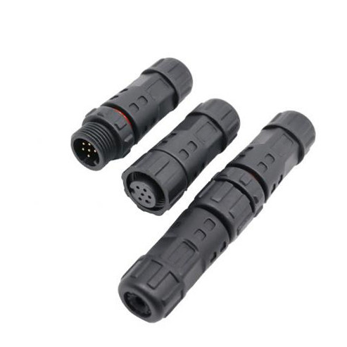 M12 industrial grade waterproof IP67 circular connector for automotive electrical equipment, support OEM/ODM