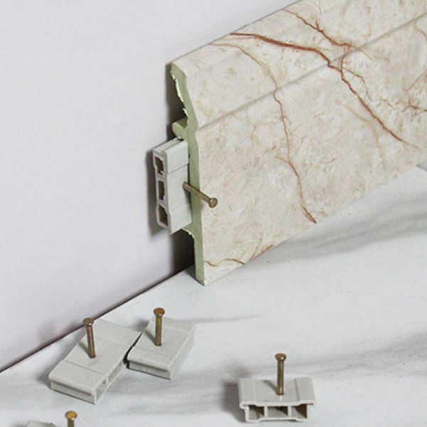 Laminate Flooring Skirting Board Trim PVC Moisture Resistant