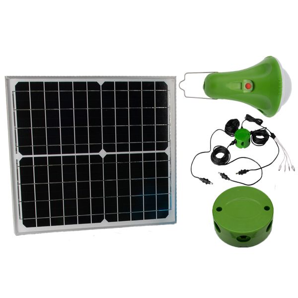 Buy Monocrystalline Solar Panel Energy System 25W 11V Portable Solar Home Lighting System at wholesale prices