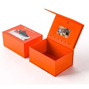 New design 5 7 10 inch music box lcd display video gift box for advertising