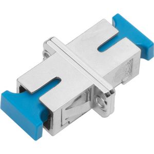 SC Simplex Metal Fiber Optic Adapter Water Resistance Low Insertion Loss