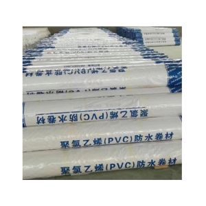 Non Woven Fabric Backing PVC Waterproof Membrane For Flat Roof In Villa