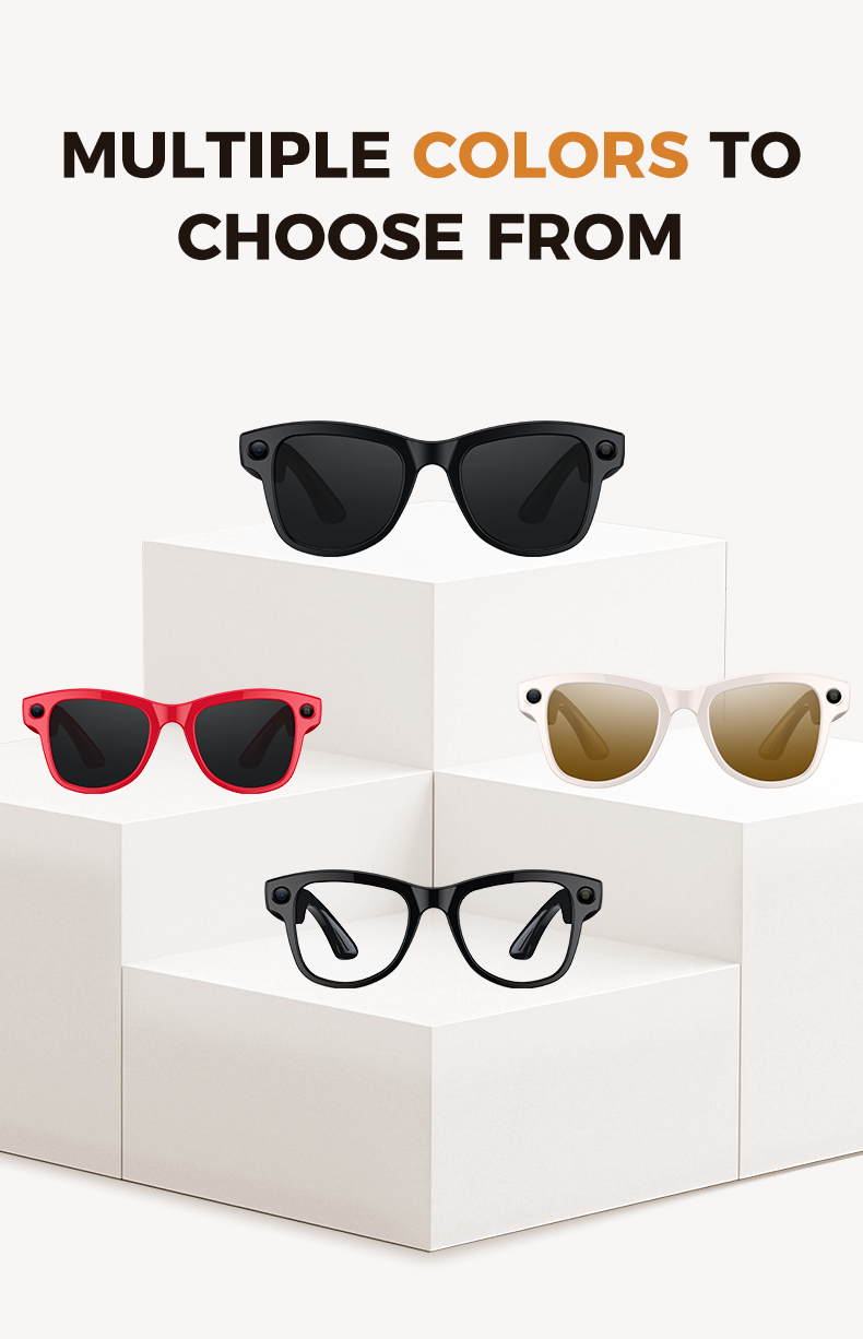 M02 AI Smart Glasses Featuring Smart Interaction and Multiple Lens Compatibility for Activities