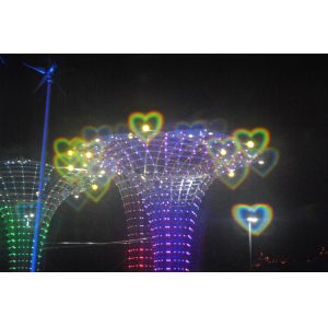 Paper Heart Diffraction Glasses With Heart Diffraction Lens