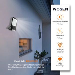 Power 12V LED Solar Flood Lights Outdoor 300W 1000W Warm White