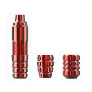 Quality Red Color Tattoo Pen Machines Rotary 5 Volt With Coreless Motor for sale