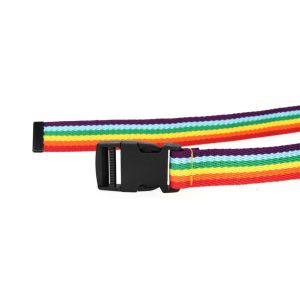 Rainbow Stretch Stretch Fabric Belt 3cm Nylon Duty Belt
