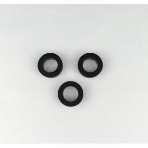 Custom Black Silicone Rubber O-Ring Forming / Cutting Services