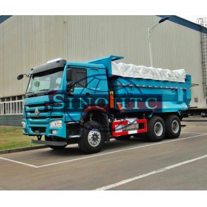 3 Axles Utility Dump Truck 290hp / 336hp Engine Power Assistant LHD / RHD