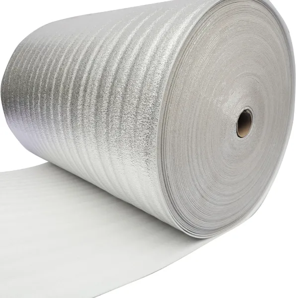 Custom Thickness Double Sided Pure Aluminum Foil EPE / XPE Foam Insulation for Roof / Wall / Floor / Car