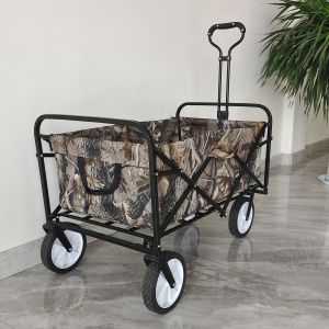 Outdoor Folding Wagon Stroller Collapsible Camping Picnic Cart
