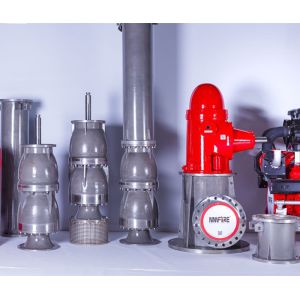 Petrochemical Vertical Lift Pump , Chemical Diesel Fire Pump Package