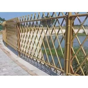 Safety Powder Coat Bamboo Imitation Garden Villa Fence Wrought Iron Decorative