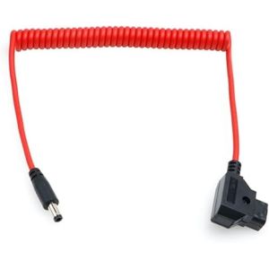 Alvin's Cables Dtap to DC Coiled Cable for Atomos Shinobi,Ultra Soft D-tap to 2