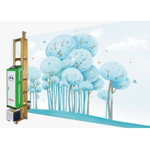 Long Life 2880Dpi Vertical Wall Printer Robot Automatic Blank Skip