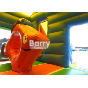 Nemo Fish Mini Inflatable Combo Jumping Bouncy Castle Slide Combo For Kids