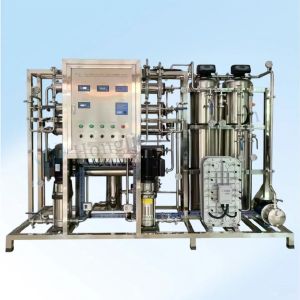 1000L/Hour RO Water Treatment Machine with Conductivity < 10μs/cm and 2-Year