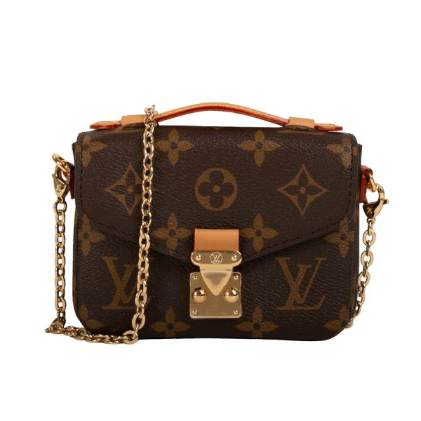 Buy Mini Designer Monogram Bag Micro Metis LV Crossbody Bag Brown at wholesale prices