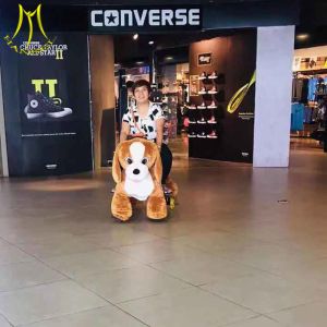 Quality Hansel amusement high quality family walking plush animal toy ride for sale