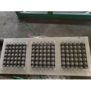 Customized 30 Holes Pulp Molding Egg Tray Machine With Aluminum Mould For Small