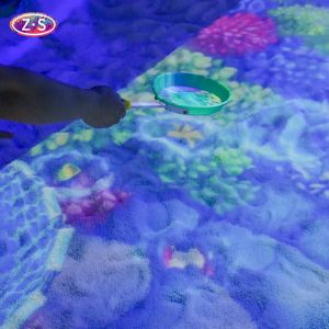 Multiple Scenarios Interactive Projection Game Magical Beach Effects For