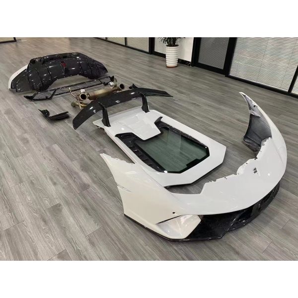 For Lamborghini LP580 LP610 Carbon Fiber Body Kit LP580 LP610 Upgraded LP640-style Front and Rear Bumper Spoiler Hood