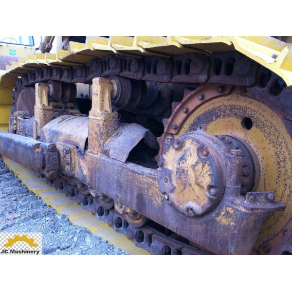 Enclosed Cabin Used Cat Bulldozer D6D With New Track / Cat 3306 Engine