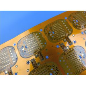 Double Layer Flexible PCB Board Built On Polyimide with 0.15mm thick for