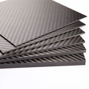 3K Carbon Fiber Sheet 500x400x1.5mm Twill Weave Matte Finish