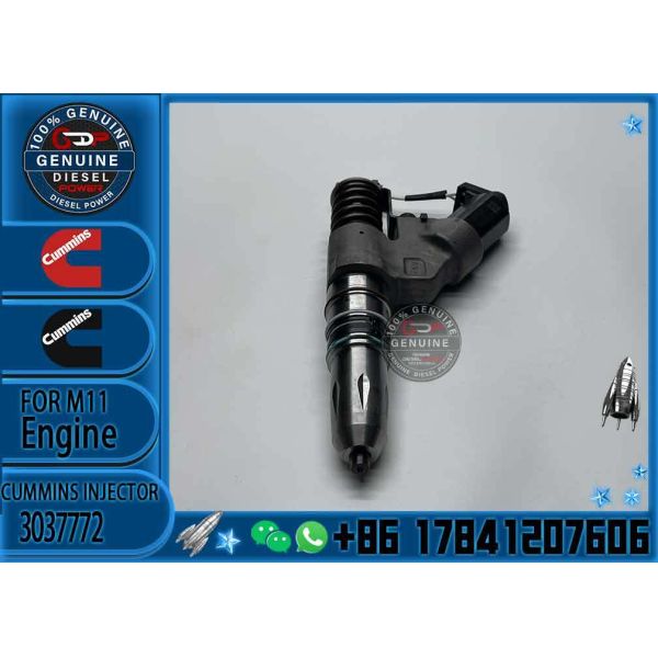 Excavator Accessories Fuel Injector 4903084 3080429 4903319 3037772 for Cummins QSM11 ISM11 M11 for Construction Machinery