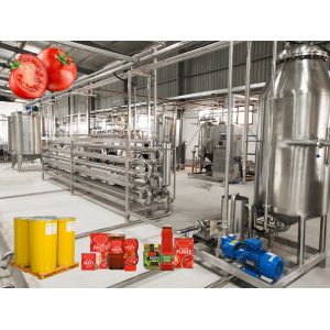 Automatic Tomato Jam Processing Line Food Grade Stainless Steel Machine
