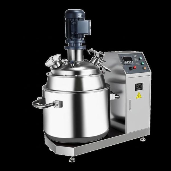 2.2KW Vacuum Homogenizing Emulsifier with Temperature Range 0-100C and 1.5KW