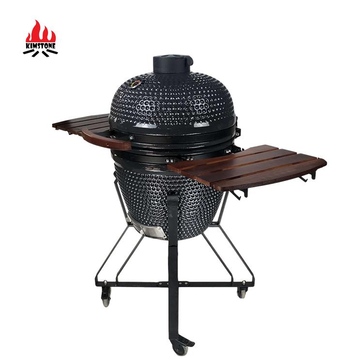 KIMSTONE Barbecue Griller Charcoal Kamado Grill Kamando Asador De Ceramic Komado 21 Smoker Bbq Grill