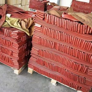 0.5mm Silicone Rubber Fiberglass Sleeving Insulated Fireproof