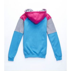 Zip-up Hoodies Sweatshirts , Couple Clothes , Blue Anti-Wrinkle