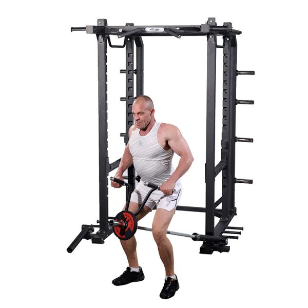 Buy Commercial Indoor Gym Multi-Functional Station Smith Machine for Back Shoulder Chest Arm & Leg Squat Training Squat Rack at wholesale prices