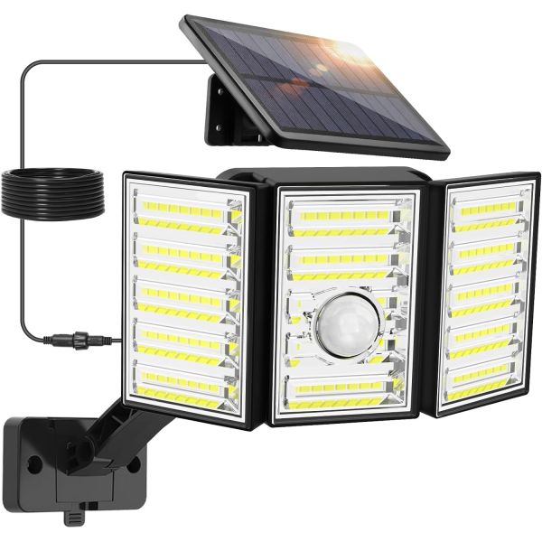 Buy Split Sensor Waterproof Solar Garden Lights IP65 Motion Sensor Garden Light 6W at wholesale prices