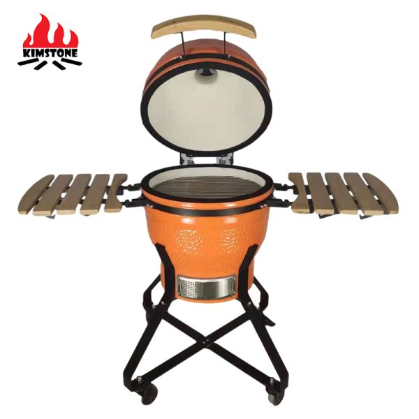 18inch Stand Bog Kamado Cast Iron Chimney for Kamado Wuxi Cooking Grid With Deflector Kamado Grill