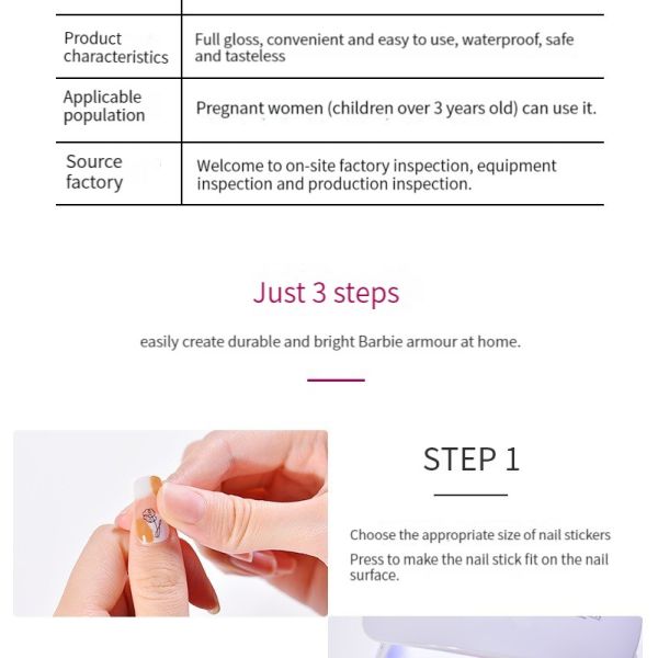 New Arrival Hot Selling Nail Strip New Design High Quality Nail Stickers/patches Factory Can Be Customized Wholesale