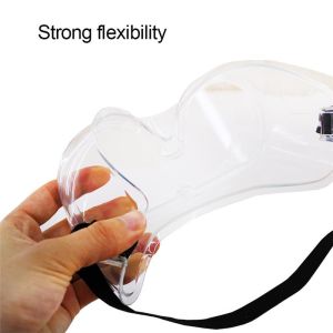 Fully Enclosed Medical Safety Goggles High Transmittance With Elastic Strap