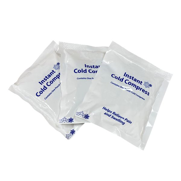 50 Pack Instant Ice Cold Pack Disposable Instant Ice Packs for Injuries Cold