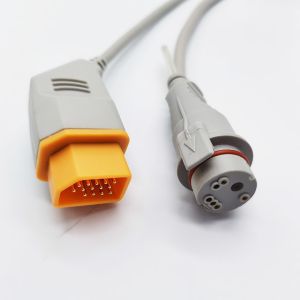 Nihon Kohden To Utah TPU 3.0m IBP transducer Cable